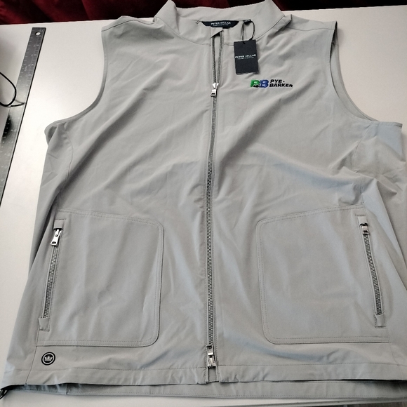 Peter Millar Crown Crafted Vest Gray Men's XXL